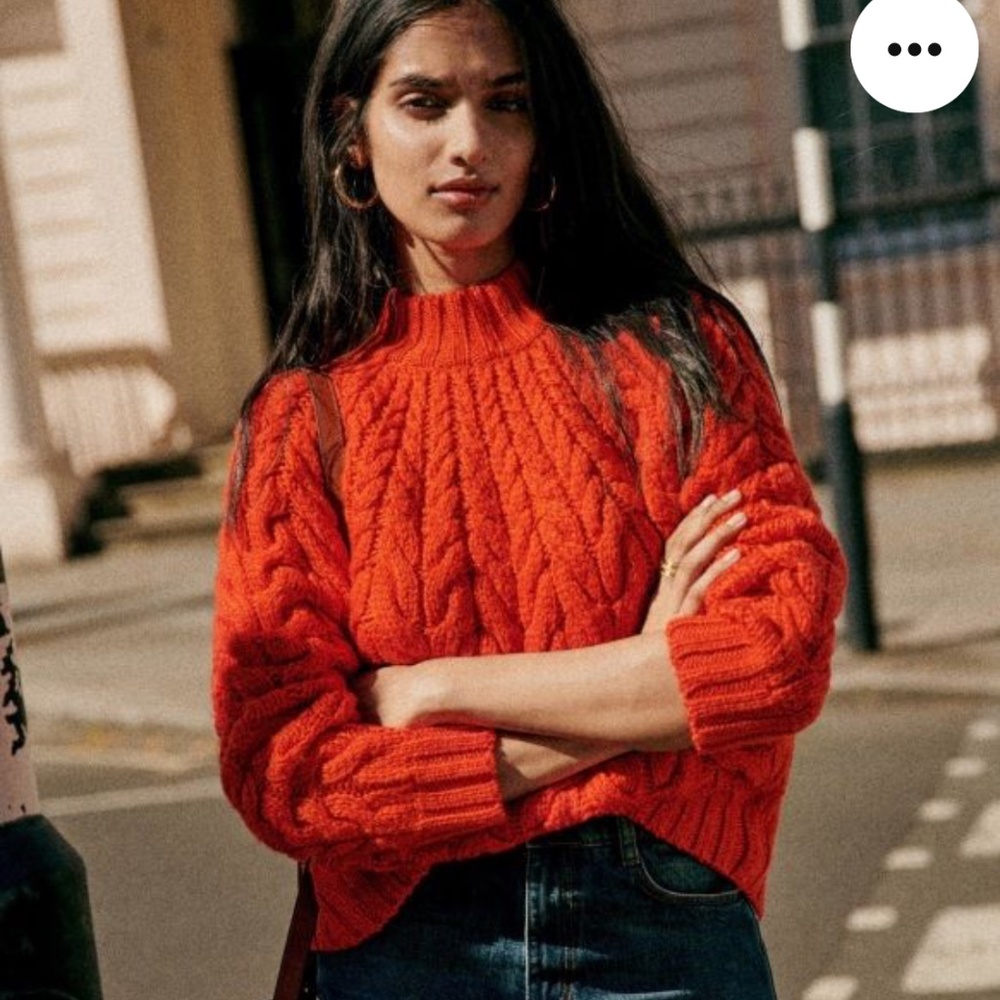 Sezane Diego Jumper Sweater 100% merino wool